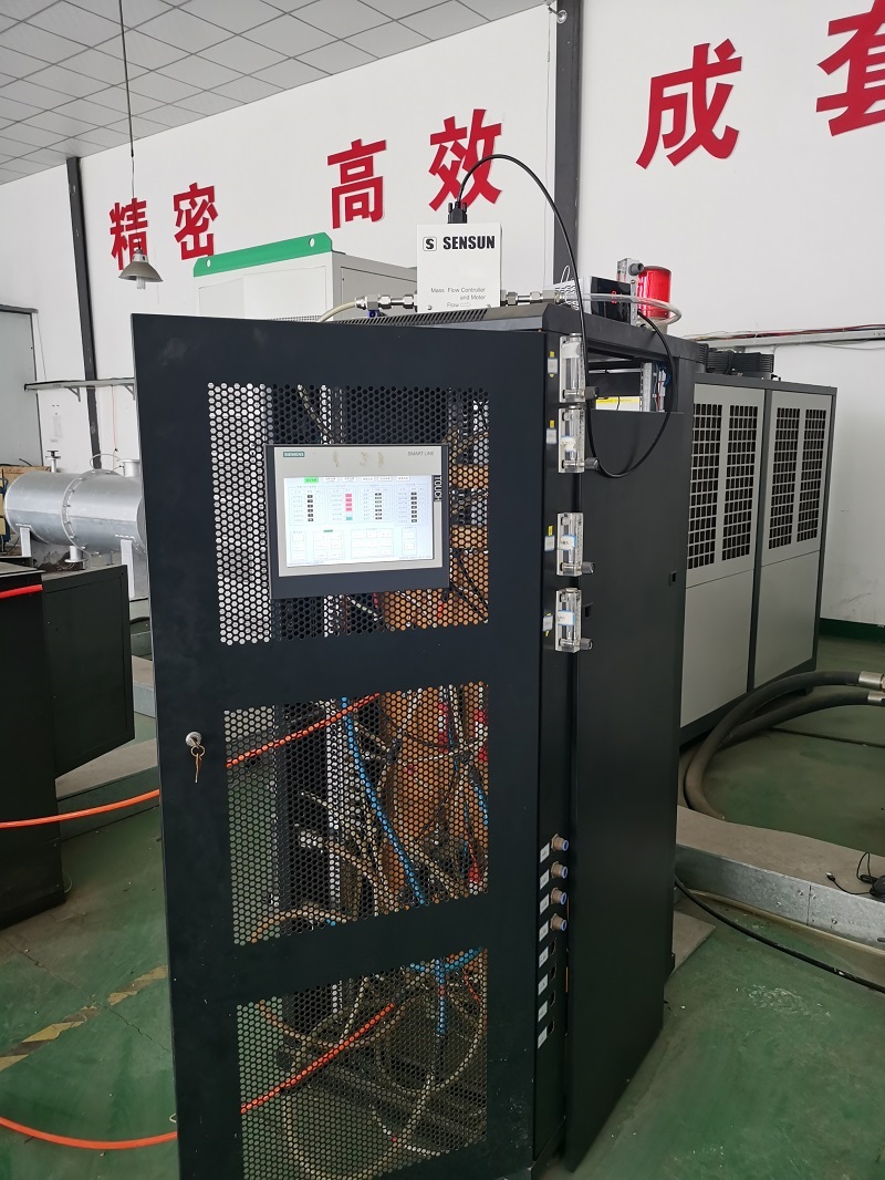 超大流量气体质量流量控制器现场使用图